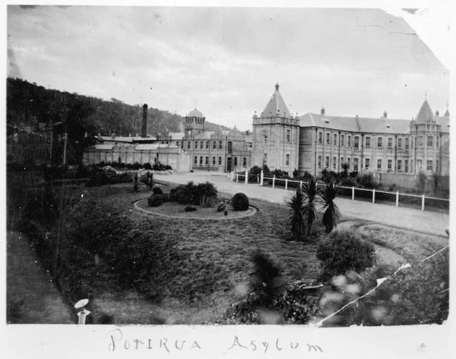 historical image of gothic style hospital building