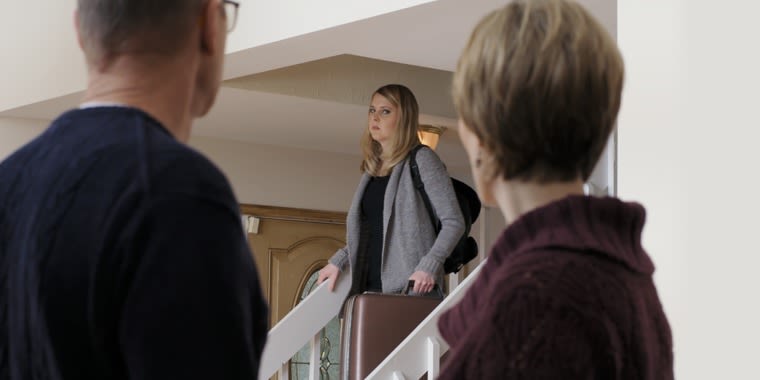 a father throwing his disfellowshipped daughter out of the house